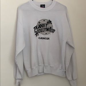 Vintage Planet Hollywood Cancun Crewneck